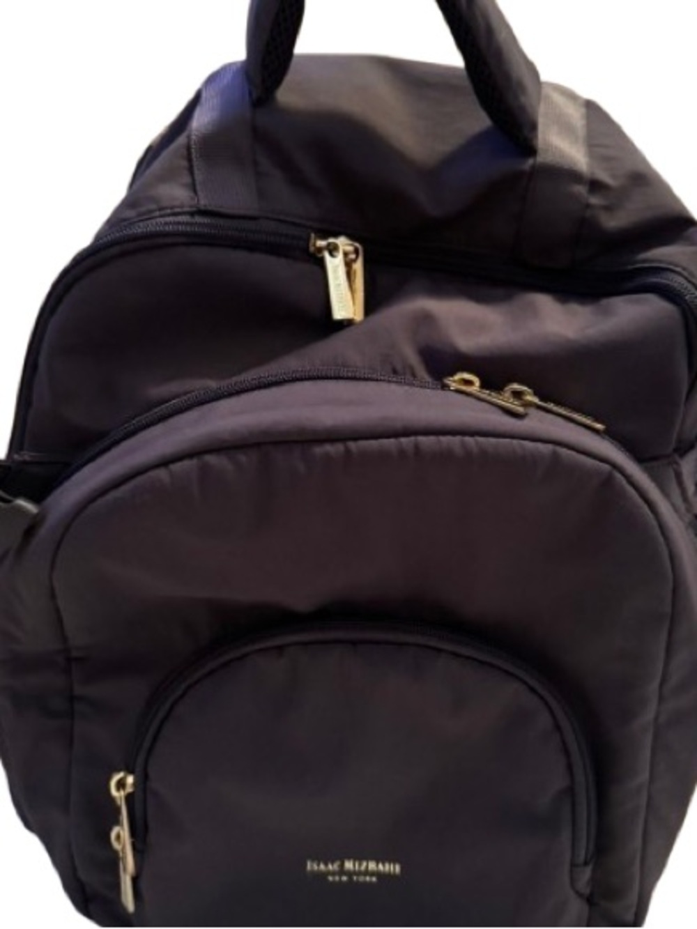 Isaac Mizrahi New York Viral Travel Lunch Laptop Backpack Black